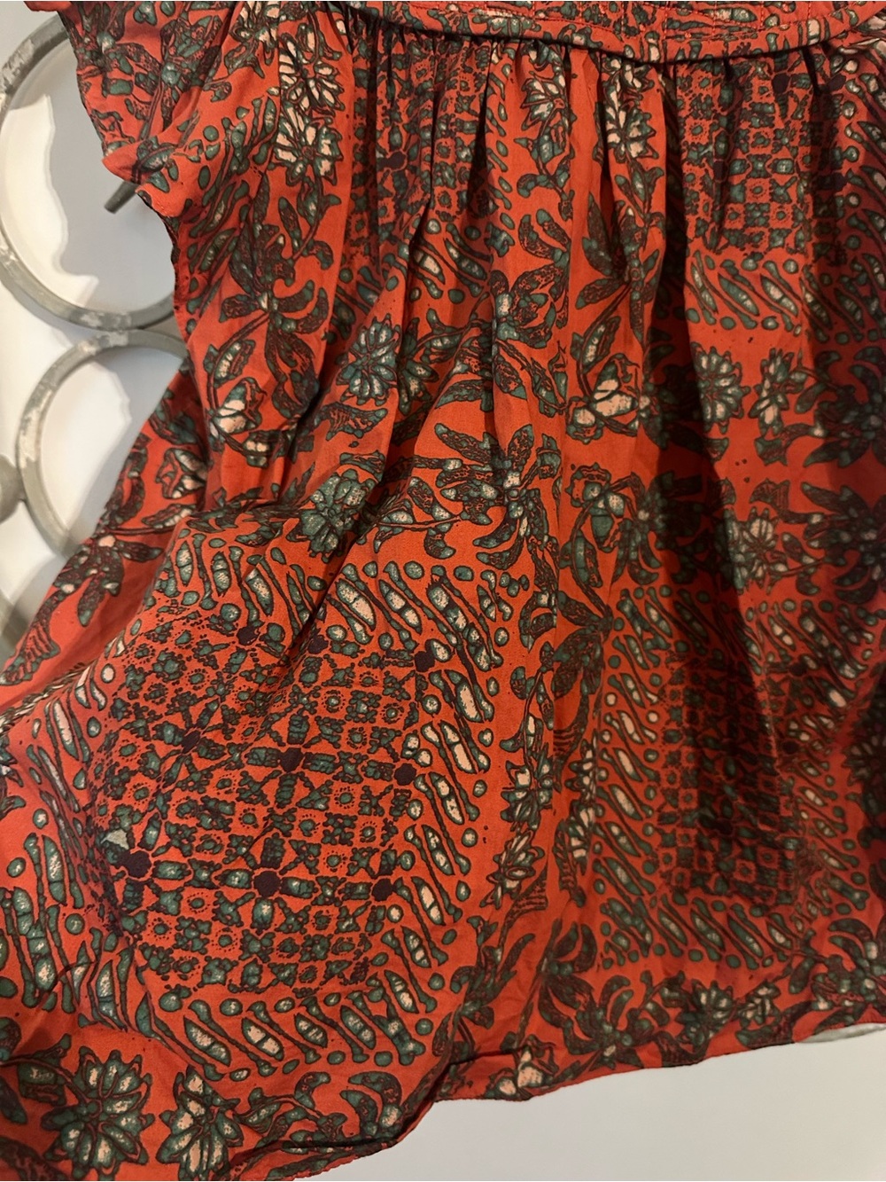 Ulla Johnson Kosta Top in Clementine Size 12 - Picture 6 of 9